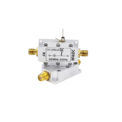 0-50V Self Welding DC Power Supply 30MHz-6GHz RF Isolator High Quality Coaxial Bias Tee with SMA Female Connector