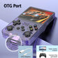 R36 Purple 64G Retro Handheld Game Console Open Source Portable Game Console with 3.5 Inch Screen