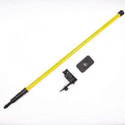 2.8M/9.2FT Laser Level Pole Mount Aluminum Telescopic Pole for Laser Level Comes with Storage Bag