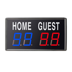 4-Digit LED Score Board Portable Scoreboard for Basketball Table Tennis Billiards Badminton Games