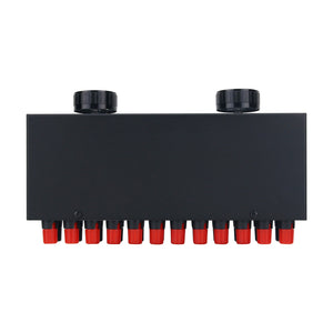 LINEPAUDIO B037 Amplifier Speaker Selector Amplifier Speaker Switcher Enables 3 Input and 3 Output