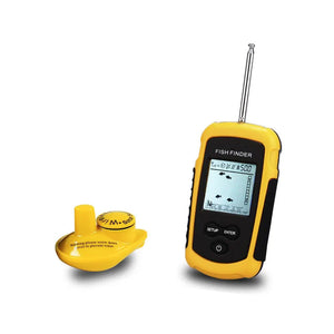 FFCW1108-1 120M/393.7FT Sonar Fish Finder Portable Fish Finder with Color Screen and Wireless Sensor