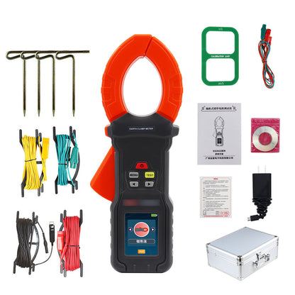 ES3022F 0ohm-2000ohm 0mA-60A Ground Pile Clamp Earth Resistance Tester Bluetooth Type Loop Resistance Tester