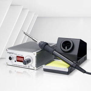 AC220V T12 Intelligent Digital Display Soldering Iron Station Constant Temperature 75W High Power Welding Station