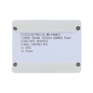 White 3-Key O3C OSU Rapid Trigger Custom Keyboard Hall Magnetic Axis Gaming Keyboard with 0.96-inch IPS Screen