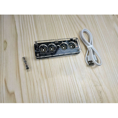IN-8-2 Basic Version Nixie Tube Clock Acrylic Base with Colon Clock for 4-bit IN8-2 Glow Tube Clock
