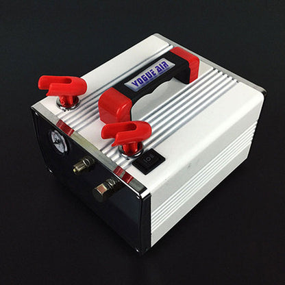 HS-316 White Portable Paint Sprayer 2-level Air Pressure Adjustment Spray Paint Pump Automatic Stop and Start without Airbrush