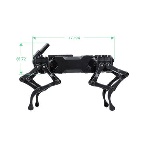 Waveshare WAVEGO Basic Version 12DOF Quadruped Robot Bionic Dog Robot Dog Open Source for ESP32