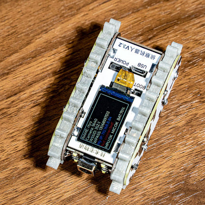 ESP32-S3 Mini Robot Tank Vision Robot Car with Small Screen + Remote Control with 4.3&quot; Touch Screen