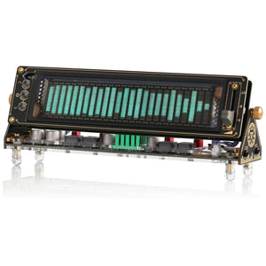 G50 Digital Power Amplifier 50Wx2 Retro High Precision VFD Clock 80Hz-16KHz Music Spectrum 3-in-1 Bluetooth 5.0