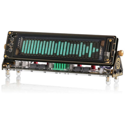 G50 Digital Power Amplifier 50Wx2 Retro High Precision VFD Clock 80Hz-16KHz Music Spectrum 3-in-1 Bluetooth 5.0