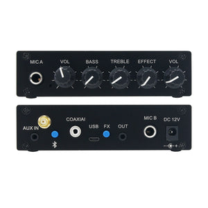 MK-88 Digital Karaoke Reverberator Bluetooth DAC Audio Decoder for Home Car KTV Outdoor Purposes