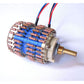 100K Dual Potentiometer 24-Step L-Type Volume Potentiometer w/ Copper Shaft Brown Resistors for DALE