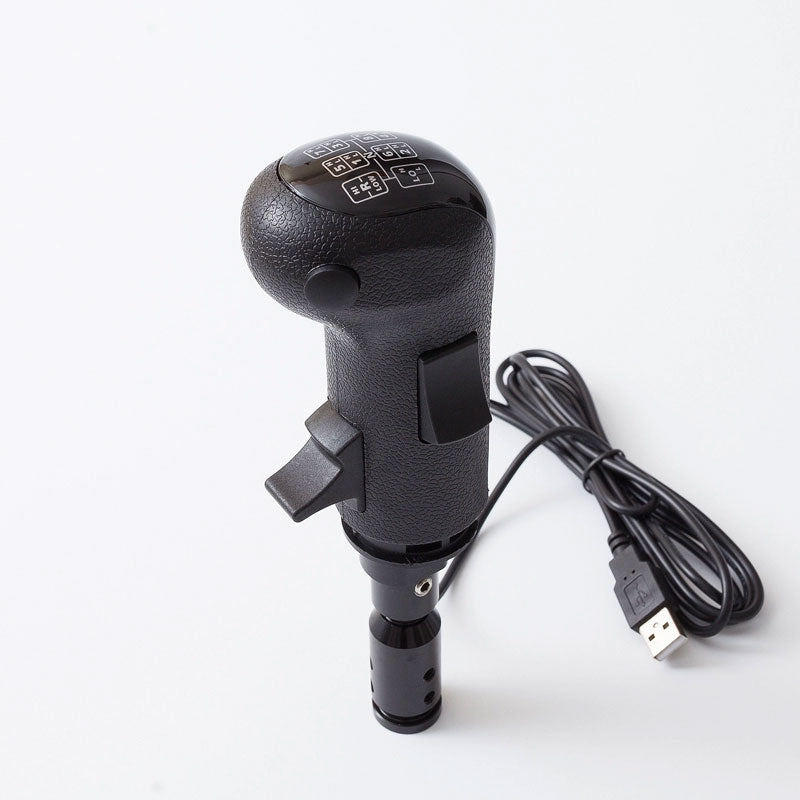 Simplayer Black USB Shifter Knob for Logitech G923/G29/G27 and Thrustmaster TH8A FANATECSQ PC USB Game Simulator Shifter for ATS/ETS2