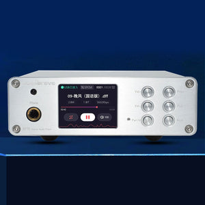 Semibreve N10 Silvery Advanced Version Lossless Play Audio Decoder Headphone Amplifier in One Support for PCM384K/DSD256
