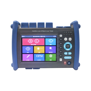 JW3503 Portable Insertion Loss &amp; Return Loss Integrated Tester Support Multi-wavelength Automatic Test with 5.6-inch LCD