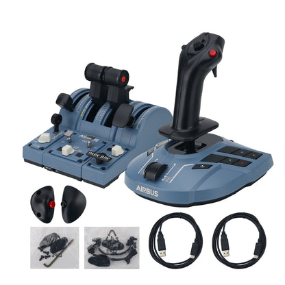 Captain Pack X Sidestick &amp; Throttle Quadrant for Thrustmaster TCA Airbus Edition XBOX A320 Civil Aviation