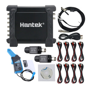 1008C 8-Channel Hantek Oscilloscope + CC-65 AC/DC Current Clamp + 2 HT-201 Oscilloscope Attenuators
