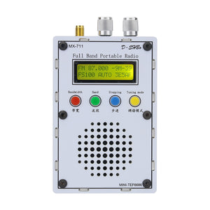 DESHIBO MX711 Basic Version Mini Portable Full Band Radio with High Sensitivity TEF6686 Receiving Chip