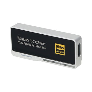 iBasso Silvery DC03PRO Decoding Headphone Amplifier HiFi Decoder Dual CS43131 Flagship DAC with Ultra-Low Bottom Noise