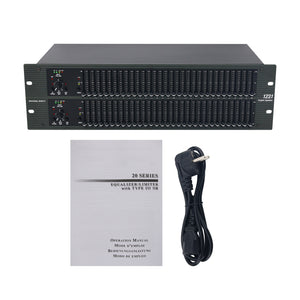 DBX 1231 Professional Audio Equalizer Dual 31 Band IC Chip Control Solid Core Pure Copper Transformer