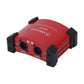 Alctron DI120 Red Two Channel Passive Direct Box DI Box for Electric Guitar Mixer &amp; Guitar Speaker