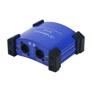 Alctron DI120 Blue Two Channel Passive Direct Box DI Box for Electric Guitar Mixer &amp; Guitar Speaker