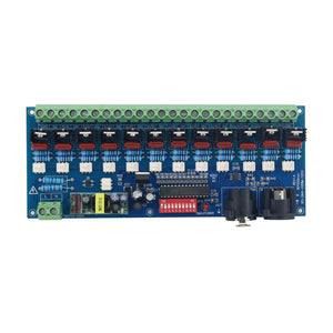 12-Channel Thyristor DMX512 High Voltage DMX Dimmer AC110-220V for Lamp Bulb Incandescent Lamp Dimmer