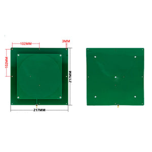 1PCS T0217 UHF RFID Antenna 915MHz 50ohms 8dBi Circular Polarized RF Antenna with SMA Female Connector