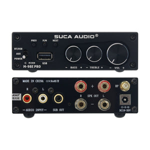M-98E PRO 160W*2 HiFi Power Amplifier Bluetooth 5.0 + 32V Power Supply For Lossless Music Subwoofer