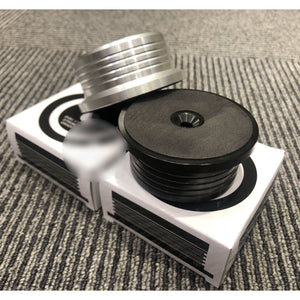 3-in-1 Silver Record Stabilizer Record Weight LP Turntable Disc Stabilizer Stroboscope Gradienter