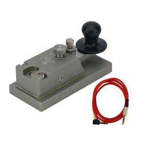 711 Second Generation Pro CCZ Magnetic Feedback Direct Bond CW Morse Key Manual Straight Mini CW Key