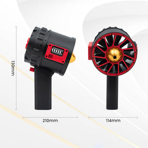 X90 Black 3000W Industrial Dust Blower Violent Fan with 90mm/3.5&quot; Duct Stepless Speed Adjustment