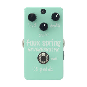 68 pedals Faux Spring Reverb Single Effects Pedal Wampler Faux Spring Reverb Remastered Edition Guitar Effects Pedal