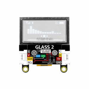 M5Stack Glass2 Unit 1.51-inch Transparent OLED Extended Screen Unit for SSD1309 Driver Solution