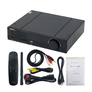 BRZHIFI Black X20 2.0Channel TPA3255 Dual Core HiFi Lossless Audio Power Amplifier Stereo 600Wx2 Output