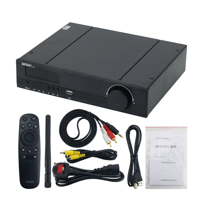 BRZHIFI Black X20 2.0Channel TPA3255 Dual Core HiFi Lossless Audio Power Amplifier Stereo 600Wx2 Output