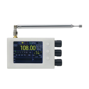 HAMGEEK 64-108MHZ Portable TEF6686 Full Band Radio Receiver AM FM SW MW LW RDS w/ 2.8&quot; Color Screen