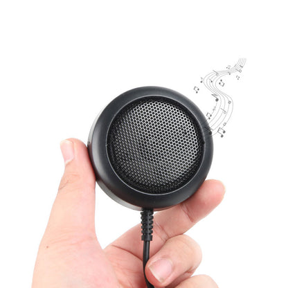 Mini External Radio Speaker 3.5mm Mono Speaker for YAESU/ICOM Plug and Play Radio Accessory