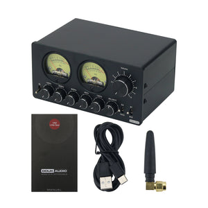 EQ5-PRO 5 Bands DC5V 0.5W EQ Equalizer with Dual VU Meter Bluetooth 5.0 EQ Preamplifier Audio Processor