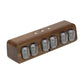 Soviet IN12 Glow Tube Clock Bluetooth Nixie Tube Clock Electronic Alarm Clock With Solid Wood Shell -Walnut