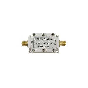 1420MHz SAW RF Band Pass Filter 50ohms SMA Female Connector for Radio Astronomy and COFDM VTX Receiver