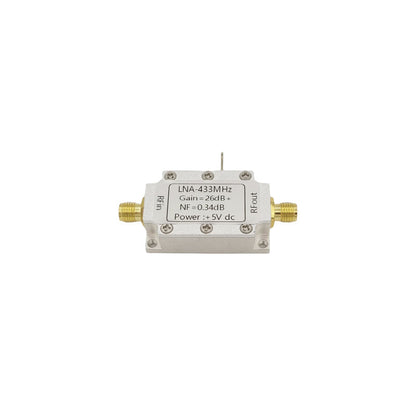UHF RF Low Noise Amplifier Module 433MHz LNA 50ohms 26dB+ SMA Female Connector High Quality RF Accessory
