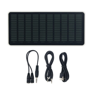 AK1016-W White LED 10-Band Music Spectrum Display Rhythm Light Supports Voice Control &amp; Wired Input