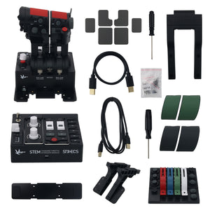 VKBSIM STECS MAX Flight Throttle Flight Simulator Throttle Game Single/Twin Engine Control System