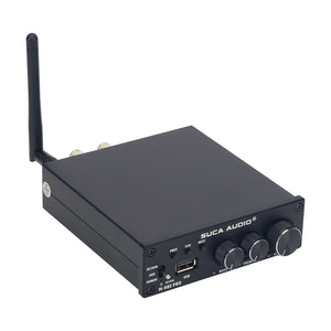 SUCA AUDIO M-98E PRO 160Wx2 BT5.0 Power Amplifier Bluetooth Amplifier Power Amp for U Disk Subwoofer