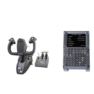 Original TCA Yoke Pack Boeing Edition Pendular Yoke System with Quadrant CDU for Thrustmaster