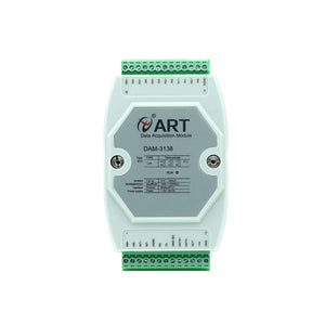 DAM3138 8-Channel 16Bit K-Type Data Acquisition Module Thermocoupler Temperature Acquisition RS485 Communication