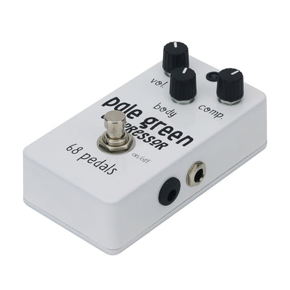 68pedals Pale Green Compressor Single Guitar Effects Pedal High Quality Musical Accessory
