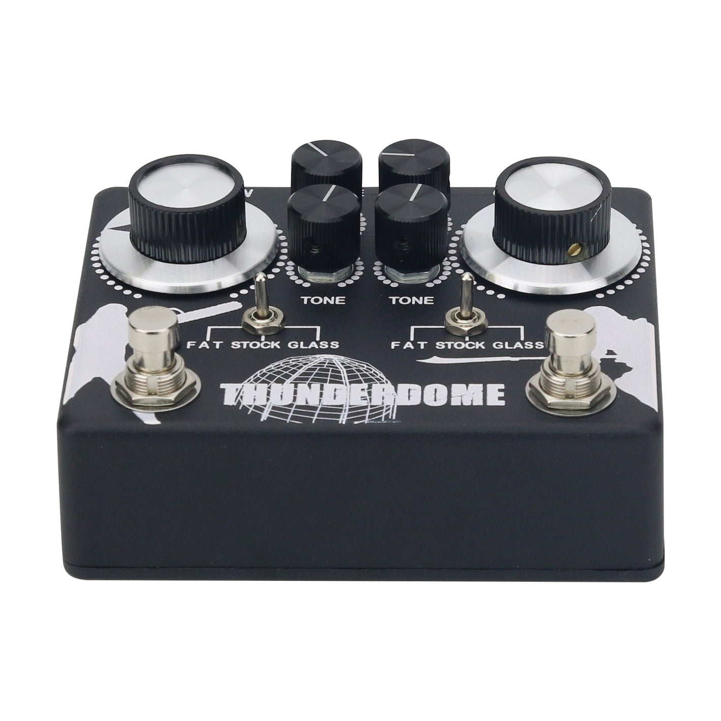 68pedals ThunderDome Dual Channel Overload Guitar Effects Pedal Replacement for King Tone The Duellist